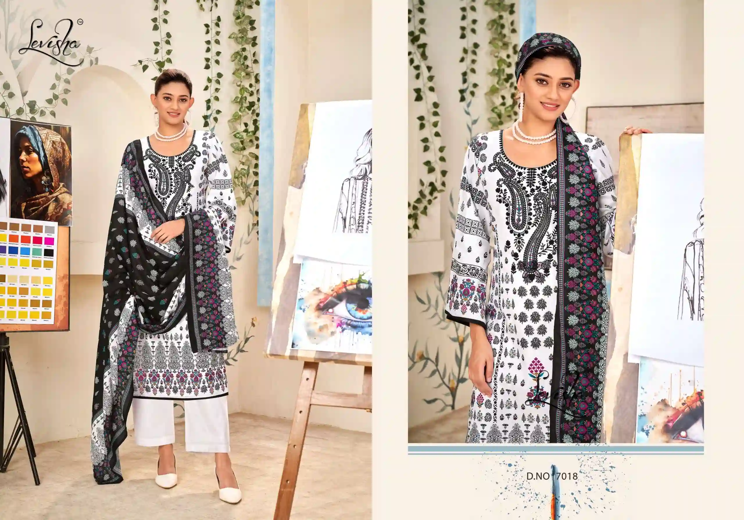 Levisha Naira Nx Vol 7 Cotton Wholesale Pakistani Salwar Suit Catalog — Wholesale Salwar Suits, Levisha wholesale from Surat — view 2